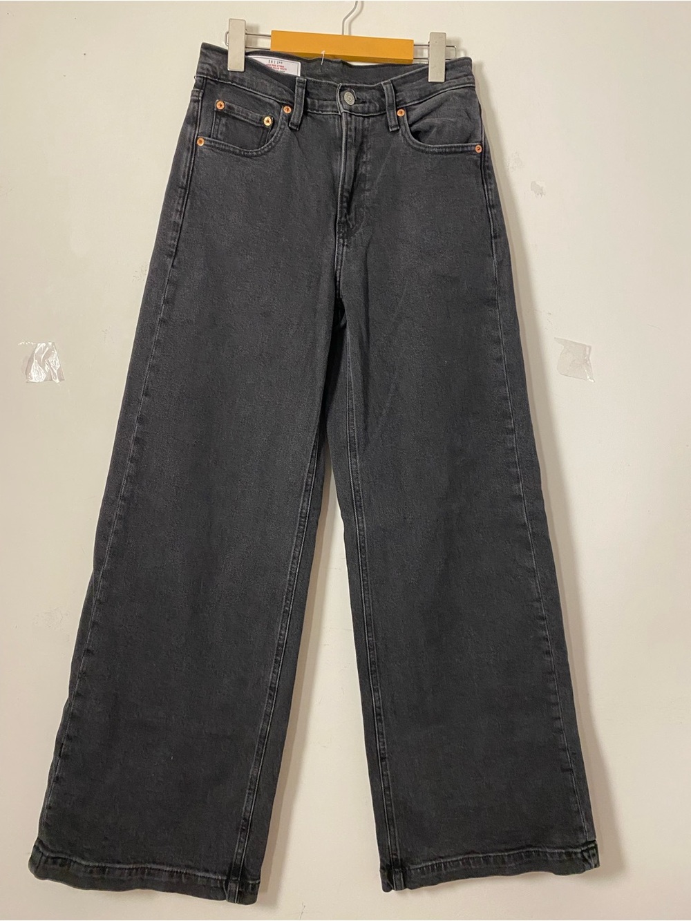 GAP Wide Leg Jeans in Black Wash